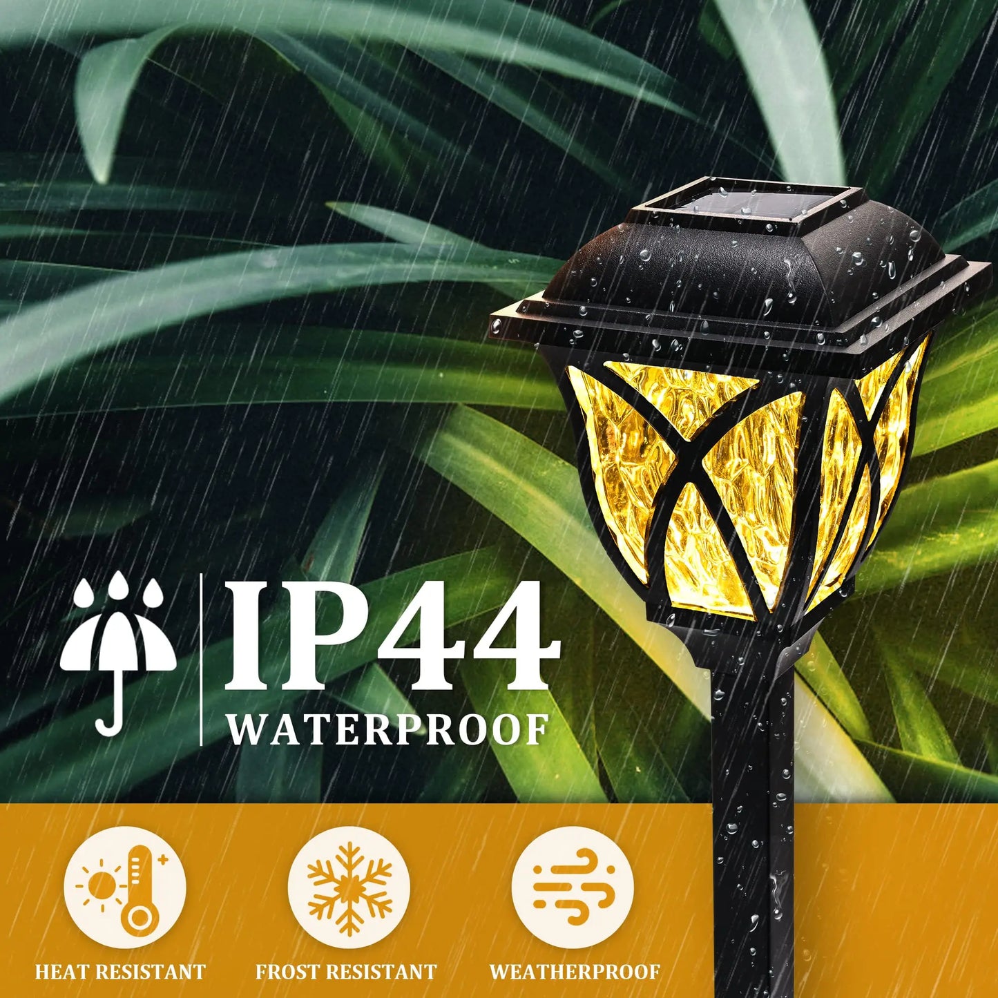2pcs Led Solar Lawn Lights