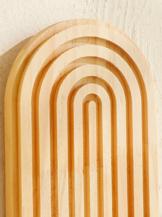 Boho Style Wooden Wall Shelves