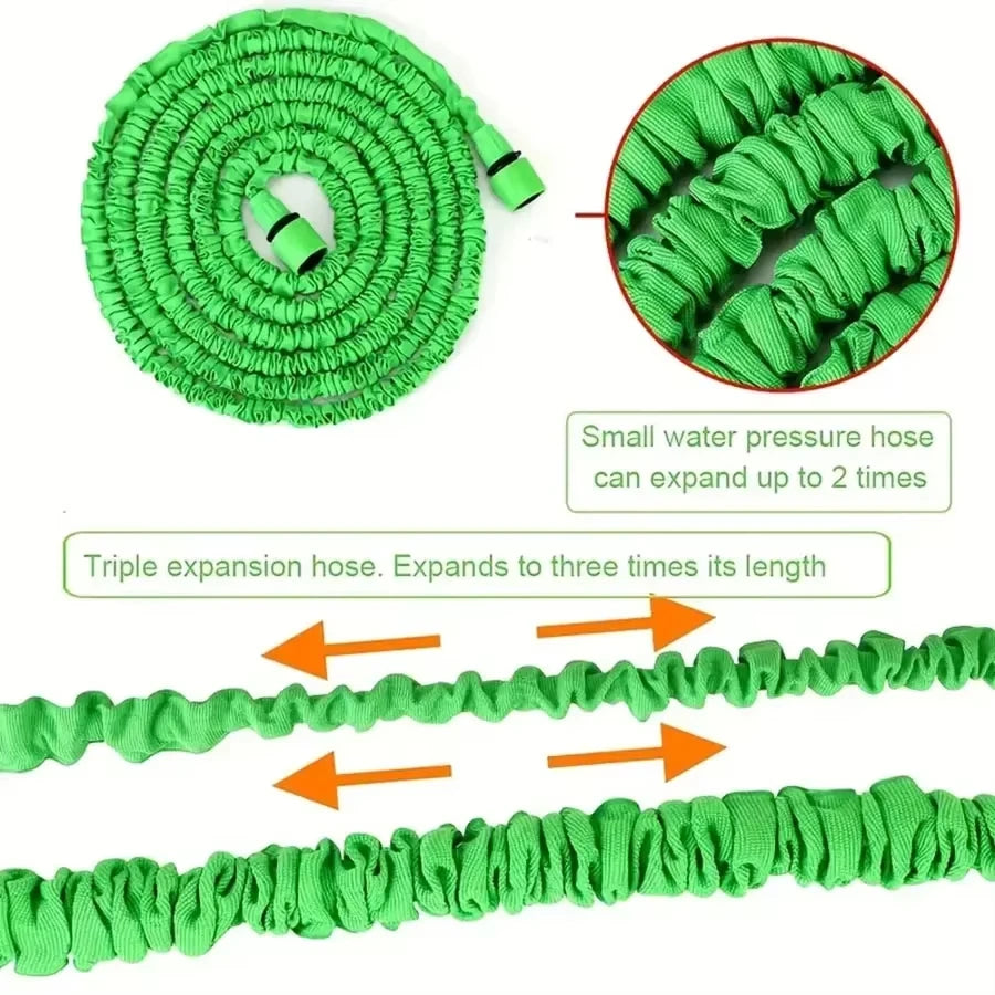 Water Spraying Expandable Magic Hose