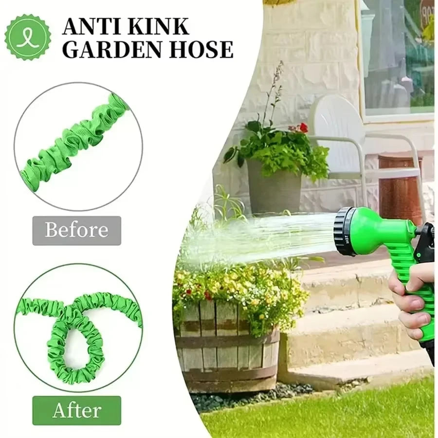 Water Spraying Expandable Magic Hose